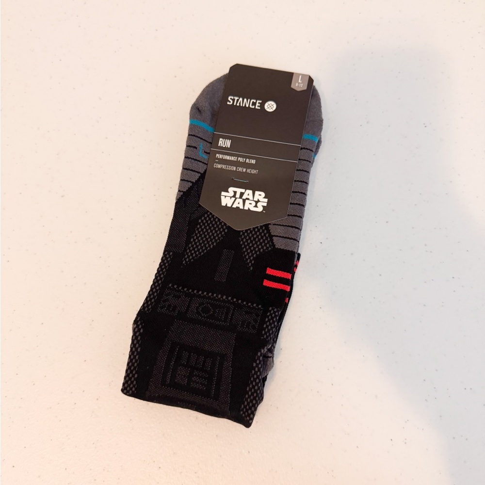 New Stance Run Star Wars Black Sith Darth Vader Socks